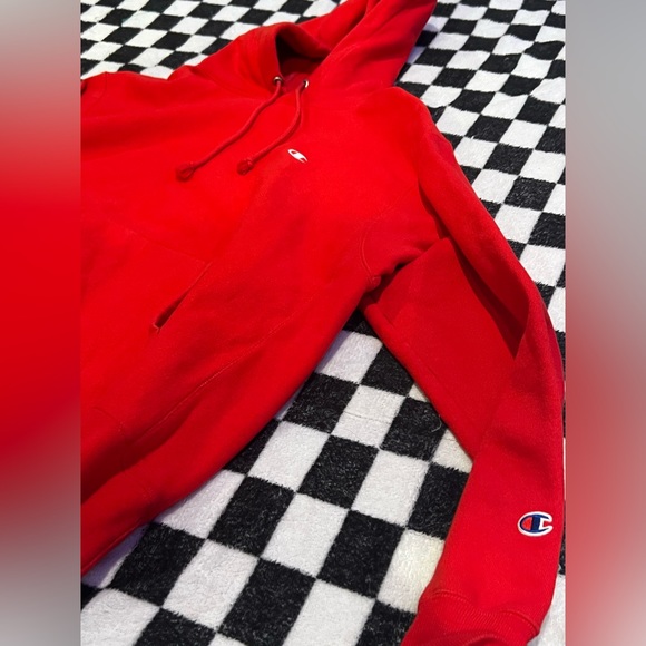 champion hoodie sweater red brand new - Picture 3 of 3